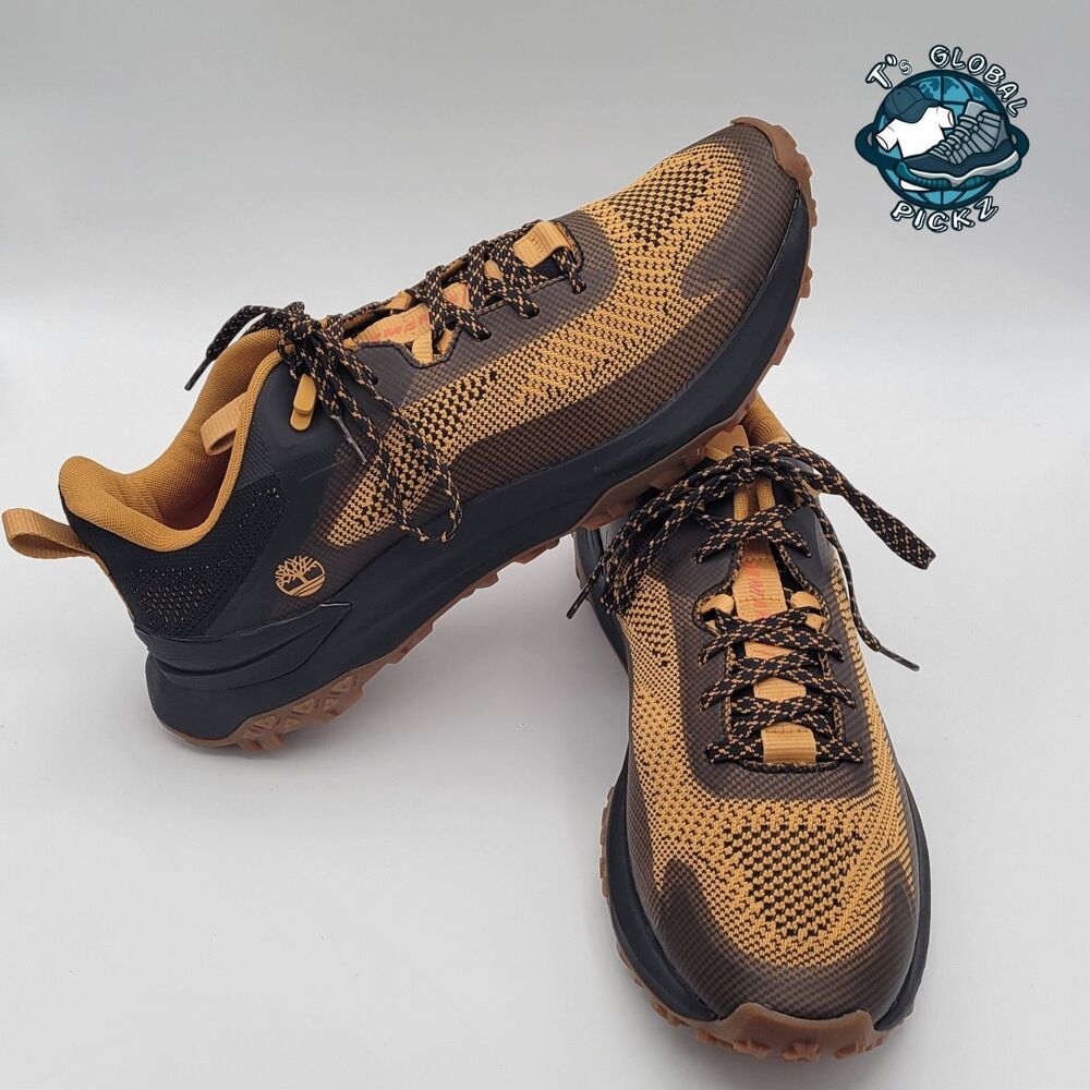 Mens TIMBERLAND Motion Access Low BLACK / WHEAT-KNIT Mens size 11